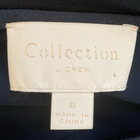 J. Crew Collection Navy Slip Dress NWOT - Picture 12 of 16